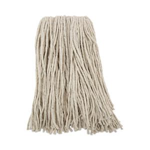 Boardwalk Premium Cut-End Wet Mop Heads, Cotton, 16oz, White, 12/Carton (BWK216CCT) View Product Image