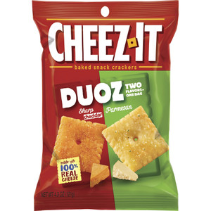 Keebler Cheez-It Duoz Cheddar/Parmesan Crackers View Product Image