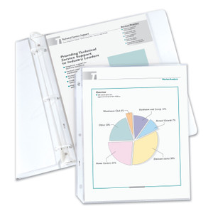 C-Line Economy Weight Poly Sheet Protectors, Reduced Glare, 2", 11 x 8.5, 200/Box
