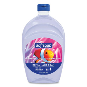 Softsoap Liquid Hand Soap Refill, Fresh Scent, 50 oz, 6/Carton