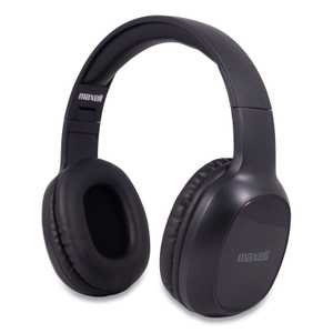 Maxell Bass 13 Wireless Headphone with Mic, Black (MAX199793) View Product Image