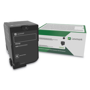 Lexmark 74C0HKG High-Yield Toner, 20,000 Page-Yield, Black