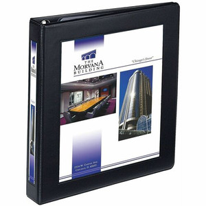 BINDER;FRAMED;D-RING;1";BK