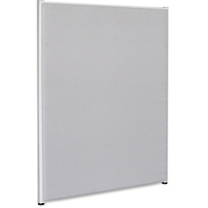 Lorell Panel System Partition Fabric Panel - 48.4" Width x 71" Height - Steel Frame - Gray