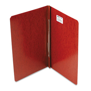 ACCO PRESSTEX Report Cover with Tyvek Reinforced Hinge, Side Bound, Two-Piece Prong Fastener, 3" Capacity, 14 x 8.5, Red/Red (ACC30078) View Product Image