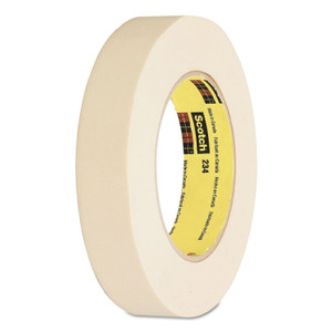 Scotch General Purpose Masking Tape 234, 3" Core, 12 mm x 55 m, Tan (MMM23412) View Product Image
