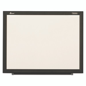 AbilityOne 7110016511293, SKILCRAFT Non-Magnetic Melamine Dry Erase Board, 24" x 18", White Surface, Black Aluminum Frame