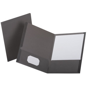 LINEN TWIN POCKET FOLDERS; LET