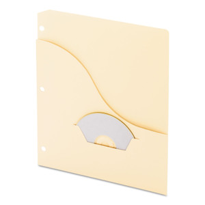 Pendaflex Pocket Project Folders, 3-Hole Punched, Letter Size, Manila, 15/Pack (PFX31870) View Product Image