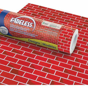 Fadeless Bulletin Board Art Paper - Bulletin Board - 6" Height x 48" Width x 50 ft Length - Red