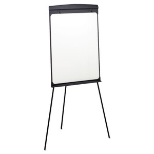 Quartet Magnetic Dry Erase Easel, 27" x 35", Graphite Surface, Graphite Gray Plastic Frame