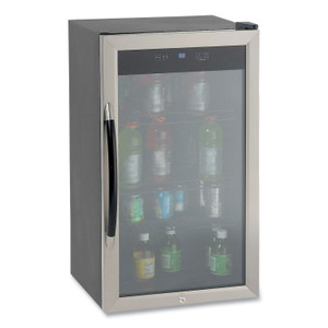 Avanti 3 Cu. Ft. Refrigerator/Beverage Cooler, 18.75 x 19.5 x 33.75, Black/Stainless Steel Framed Glass Door (AVABCA306SSIS) View Product Image