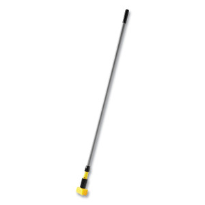 Rubbermaid Commercial Fiberglass Gripper Mop Handle, 1" dia x 60", Gray/Yellow (RCPH246GY) View Product Image