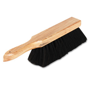 AbilityOne 7920001788315, SKILCRAFT Counter Dusting Brush, Black Horsehair/Polystyrene/Tampico Bristles, 13"Brush, 13"Tan Wood Handle (NSN1788315) View Product Image