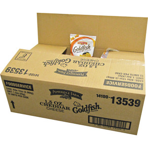 Campbell's Baked Goldfish Crackers, 1.5oz., 72/CT, Cheddar (CAM13539) View Product Image
