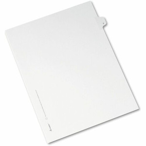 Avery Side Tab Individual Legal Dividers - 25 x Divider(s) - Side Tab(s) - V - 1 Tab(s)/Set - 8.5" Divider Width x 11" Divider Length