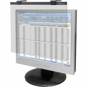 Business Source 19"-20" Widescreen LCD Privacy Filter Clear - For 19" , 20" Widescreen LCD Monitor - 16:10 - Acrylic - Anti-glare