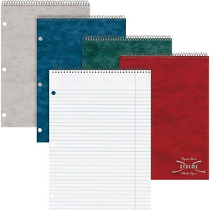 Rediform Porta-Desk 1-Subject Notebooks - 80 Sheets - Coilock - Ruled Margin - 8 1/2" x 11 1/2" Sheet Size - White Paper