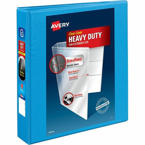 Avery Heavy-duty Nonstick View Binder - 1 1/2" Binder Capacity - Letter - 8 1/2" x 11" Sheet Size - 375 Sheet Capacity - 3 Ring(s) - (AVE05401)