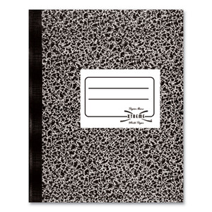 National Composition Book, Medium/College Rule, Black Marble Cover, (80) 11 x 8.38 Sheets View Product Image