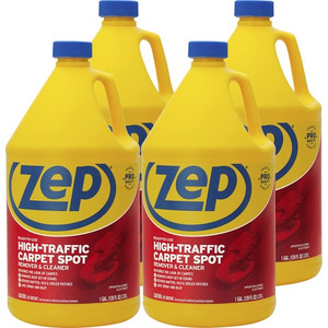 Zep High-Traffic Carpet Spot Remover & Cleaner - 128 fl oz (4 quart) - Red