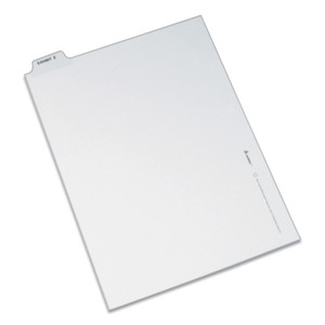 Avery Individual Bottom Tab Legal Dividers - 25 x Divider(s) - Bottom Tab(s) - Exhibit Z - 1 Tab(s)/Set - 8.5" Divider Width x 11" Divider Length