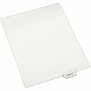 Avery Individual Bottom Tab Legal Dividers - 25 x Divider(s) - Bottom Tab(s) - Exhibit S - 1 Tab(s)/Set - 8.5" Divider Width x 11" Divider Length