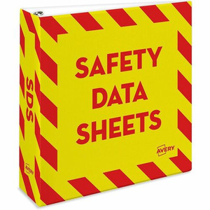 Avery 3" Heavy-Duty Industrial SDS Binder - One-Touch Rings - 3" Binder Capacity - Letter - 8 1/2" x 11" Sheet Size - 670 Sheet Capacity