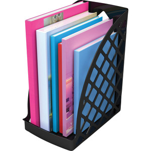 Deflecto Magazine File, Jumbo, 6-1/4"x10"x11-7/8", Black (DEF34904) View Product Image