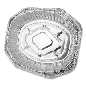 Durable Packaging Aluminum Roaster Pans, Extra-Large Oval, 230 oz, 18.5 x 14 x 3.38, Silver, 50/Carton (DPK40010) View Product Image