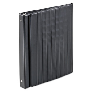 Cardinal Easel Round Ring Binder, 3 Rings, 1" Capacity, 11 x 8.5, Black