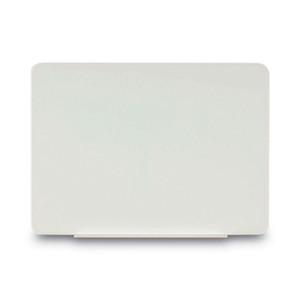 MasterVision Magnetic Glass Dry Erase Board, 60" x 48", Opaque White Surface