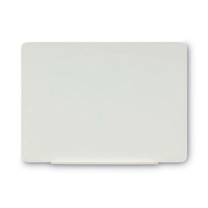 MasterVision Magnetic Glass Dry Erase Board, 48" x 36", Opaque White Surface