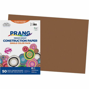 Prang Construction Paper - Multipurpose - 12" Width x 18" Length - Brown