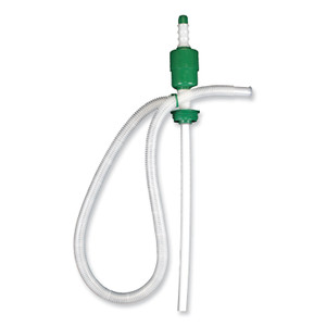 Boardwalk Drum Pump, 5 gpm, Plastic, 46" Tall, Clear