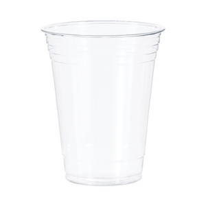 SOLO Ultra Clear PET Cups, 16 oz, Squat, 50/Bag, 20 Bags/Carton (DCCTP16DCT) View Product Image