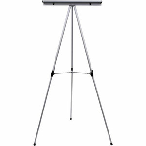MasterVision 3-leg Display Easel - 45 lb Load Capacity - 69" Height x 28.50" Width x 34" Depth - Metal, Aluminum, Plastic, Rubber - (BVCFLX05102MV)