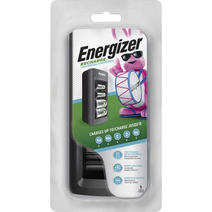Energizer Recharge Universal Charger - 6 Hour Charging - AA, AAA, C, D, 9V