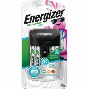 Energizer Recharge Pro AA/AAA Battery Charger - 3 Hour Charging - 4 - AA, AAA - LED Indicator
