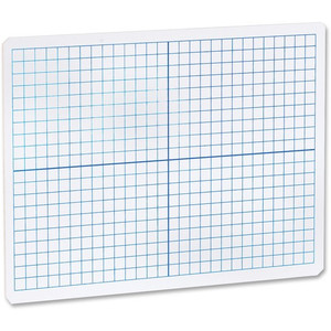 Flipside Products Dry Erase XY Axis Board Dual Sided, 9"x12", White (FLP11000) View Product Image