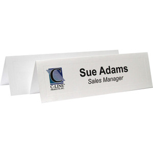 C-Line Inkjet, Laser Tent Card - White (CLI87587) View Product Image