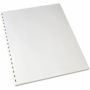 GBC CombBind 19-hole Pre-Punched Paper - White - 96 Brightness - Letter - 8 1/2" x 11" - 20 lb Basis Weight