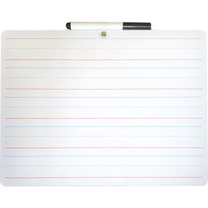 Flipside Products Dry-Erase Board, w/ Marker, 12"Wx1/10"Lx9"H, 12/PK, White (FLP19134) View Product Image