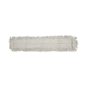 Boardwalk Mop Head, Dust, Disposable, Cotton/Synthetic Fibers, 48 x 5, White (BWK1648) View Product Image