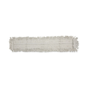 Boardwalk Mop Head, Dust, Disposable, Cotton/Synthetic Fibers, 48 x 5, White