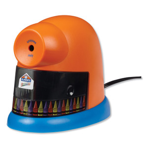 Elmer's CrayonPro Electric Sharpener, School Version, AC-Powered, 5.63 x 8.75 x 7.13, Orange/Blue Elmer's CrayonPro Electric Sharpener, School Version, AC-Powered, 5.63 x 8.75 x 7.13, Orange/Blue