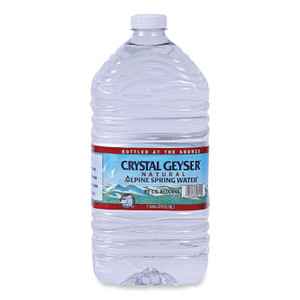 Crystal Geyser Alpine Spring Water, 1 Gal Bottle, 6/Carton, 48 Cartons/Pallet (CGW12514) View Product Image