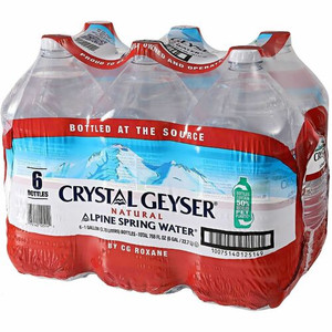 Crystal Geyser Natural Alpine Spring Water - Ready-to-Drink - 127.99 fl oz (3.79 L)