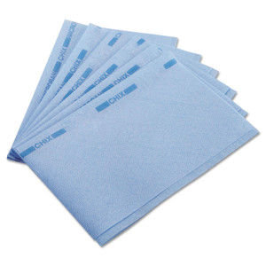 Chix Food Service Towels, 13 x 21, Blue, 150/Carton (CHI8253) View Product Image