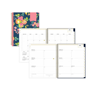 Blue Sky Day Designer Peyton Create-Your-Own Cover Weekly/Monthly Planner, Floral, 11 x 8.5, Navy, 12-Month (July to June): 2023-2024 View Product Image